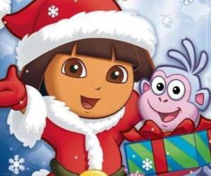 yapboz Dora sen dilek Noel Bayramınız kutlu olsun